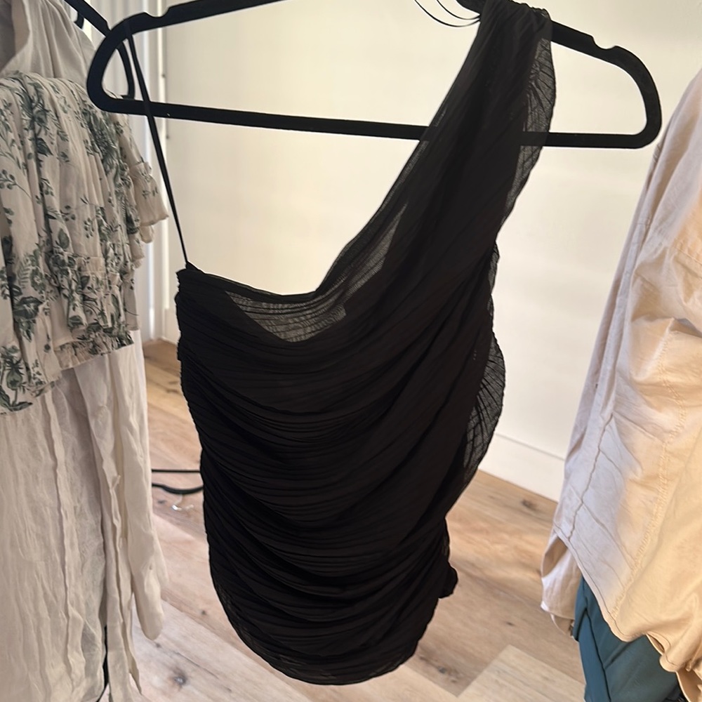 Zara One Shoulder Blouse - Med